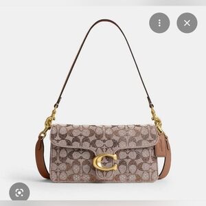 Tabby Small Crystal Signature Jacquard Shoulder Bag 26